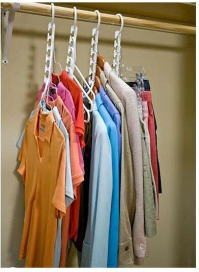 Clothes Hanger White AT100753 8pcs