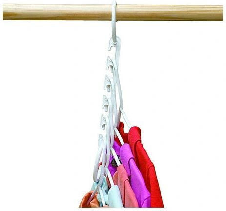 Clothes Hanger White AT100753 8pcs