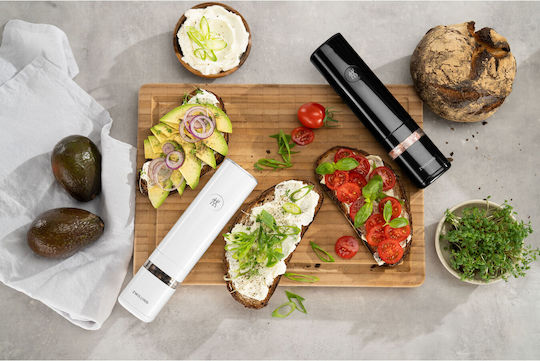 Zwilling J.A. Henckels Set Electric Râșnițe Condimente Metal 2buc