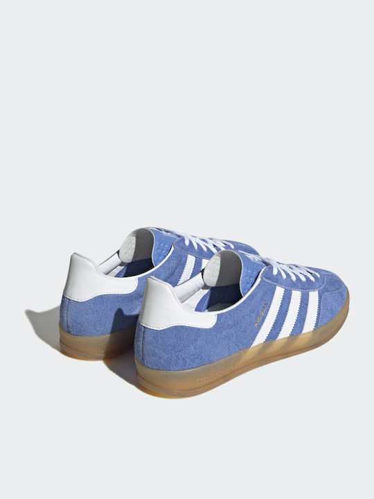 Gazelle Indoor Γυναικεία Sneakers Blue Fusion / Cloud White / Gold Metallic