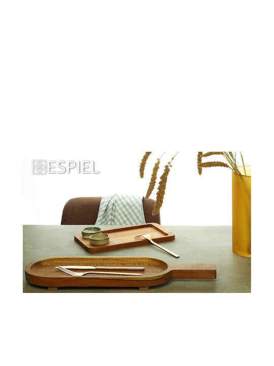 Espiel Servierplatte mit Griff Hölzernes 49x16x3.5cm 1Stück