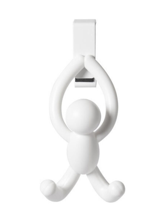 Umbra Door Hook Buddy 2 Slots Plastic 6.2x7.4x12.9cm 2 Pieces