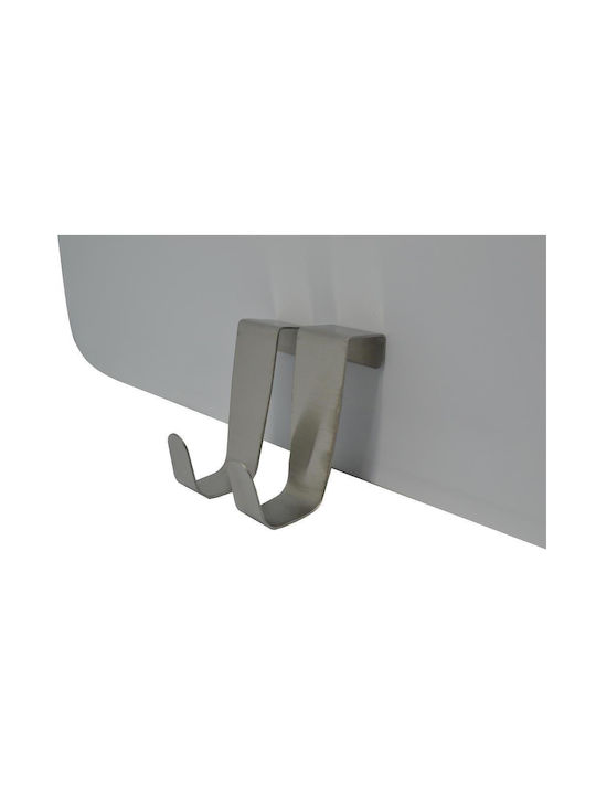 Ankor Door Hook 2 Slots Stainless Steel 2.5x2.2x8.5cm 2 Pieces