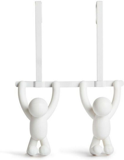 Umbra Door Hook Buddy 2 Slots Plastic Umbra Door Hook Buddy 2 Slots Plastic