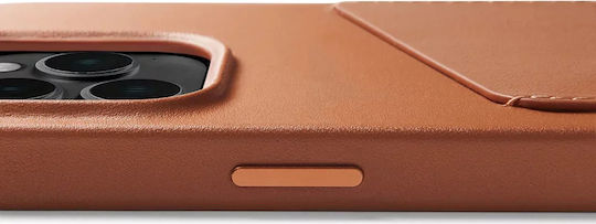 Mujjo Leather Wallet Leather 1mm Tan (iPhone 14 Pro)