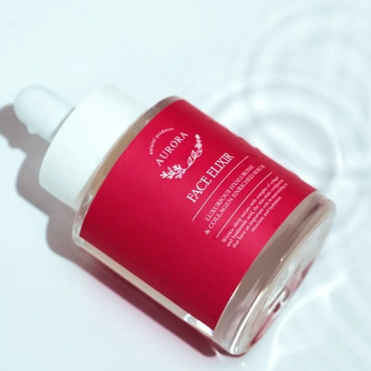 Aurora Natural Elixir Serum Anti-îmbătrânire pentru Față cu Centella Asiatica și Acid Hialuronic 30ml