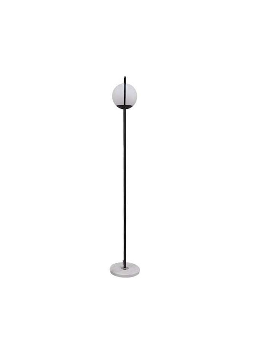 GloboStar Versailles Lampa de podea Î150xL25cm. cu Soclu pentru Bec E27 Negru