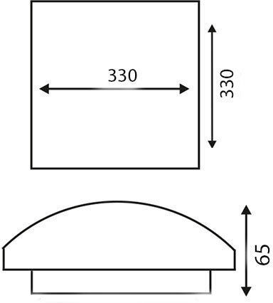 Adeleq Εξωτερικό LED Panel 32W 33x33εκ. Adeleq Εξωτερικό LED Panel 32W 33x33εκ.