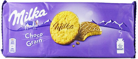 Milka Biscuits Choco Grain With Topping Choco Grain 1pcs 126gr