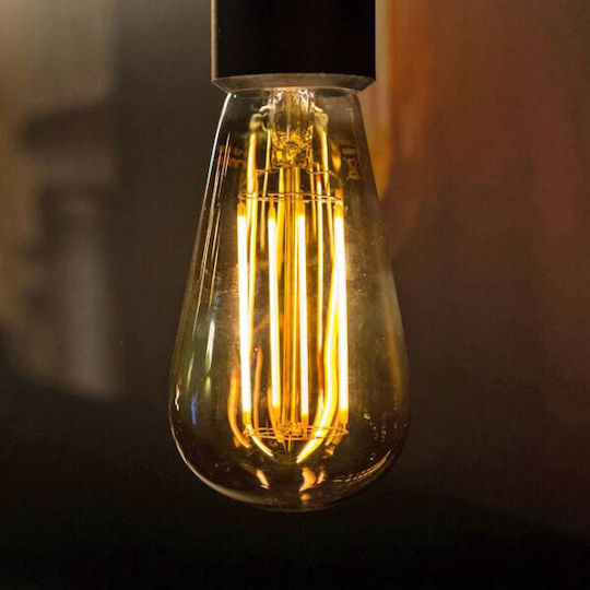 Adeleq Avocado LED-Lampe 8W 142mm für Fassung E27 und Form ST64 Warmes Weiß 900lm