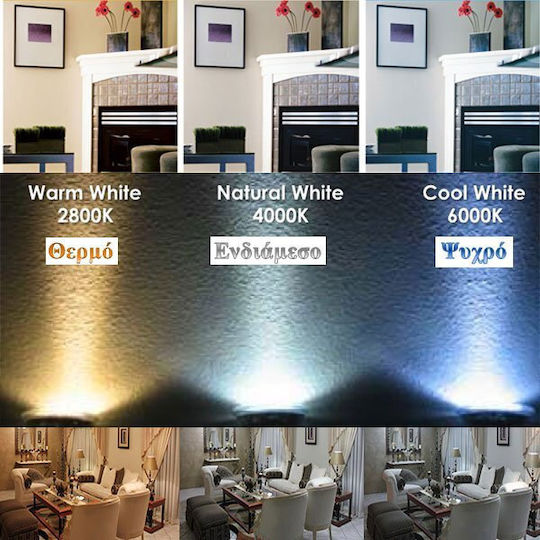 Elvhx Λάμπα LED 20W 80mm για Ντουί E27 και Σχήμα T80 Ψυχρό Λευκό 1800lm