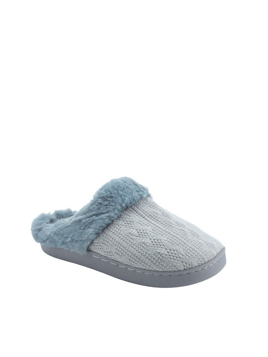 Jomix MD7219 Women's Slipper with Fur In Gray Colour