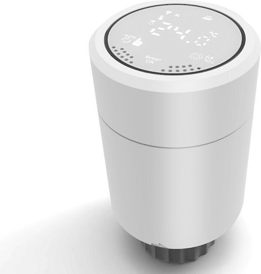 Hysen HY367 Electronic Thermostatic Radiator Valve with Wi-Fi for Radiator Body 1pcs