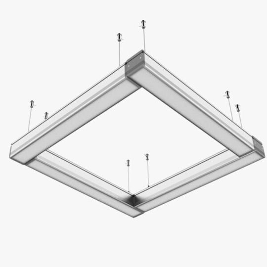 Elvhx LED Γραμμικό Φωτιστικό Οροφής 18W Ψυχρό Λευκό IP20 Μ60xΒ7xΥ7εκ.