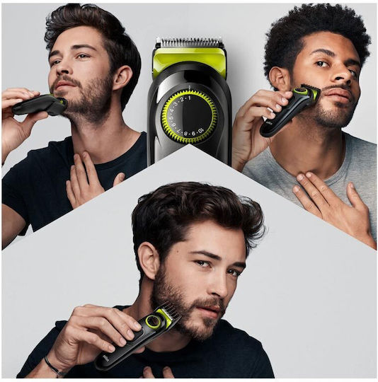 Braun Beard Trimmer 3 Rechargeable Hair Clipper Black BT3221