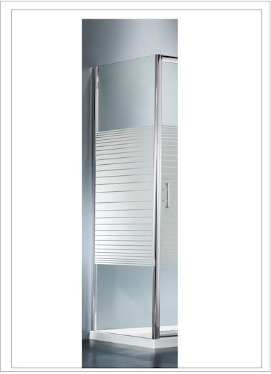 Starlet Side Panel Feste Seite für Dusche 67-69x180cm Streifen