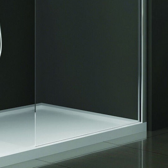 Karag Walkin 1 Shower Screen for Shower 70x200cm Clear Glass Cromo