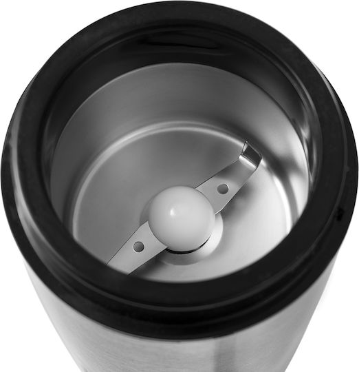 First Austria Ηλεκτρικός Μύλος Καφέ 150W με Χωρητικότητα 60gr Ασημί