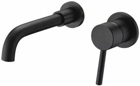 Karag Artemis Set Mischer & Auslauf für Wandmontage für für Waschbecken 1 Ausfahrt Chrome