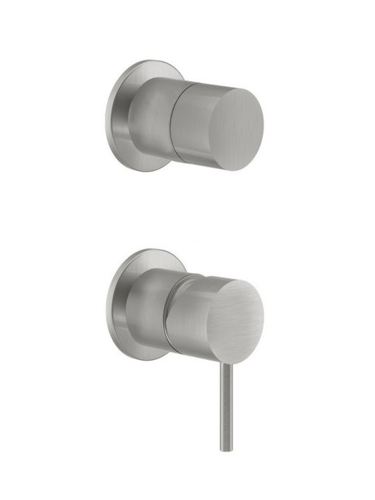 La Torre Elle 316 pentru Duș 2 ieșiri Inox Inox Brushed