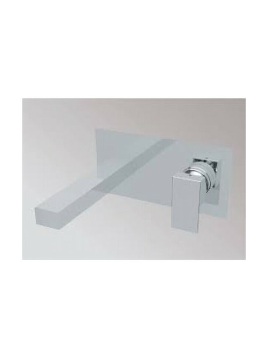 Teorema Blog 2 Set Mixer & Gură Îngropată pentru Lavabo 1 Ieșire Chrome