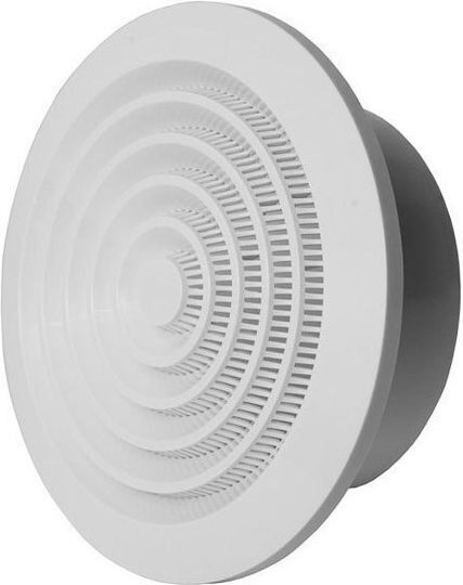 Europlast Vent Louver 8x8cm Round with Screen