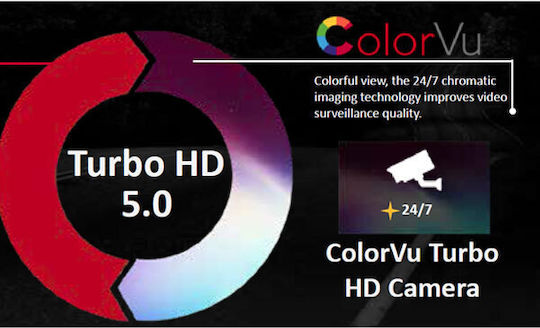 Hikvision DS-2CE72HFT-F CCTV Cameră de Supraveghere Full HD+ 5MP Rezistentă la apă cu Lentilă 2.8mm