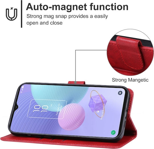 Buchen Sie Synthetisches Leder Rot (TCL 405)