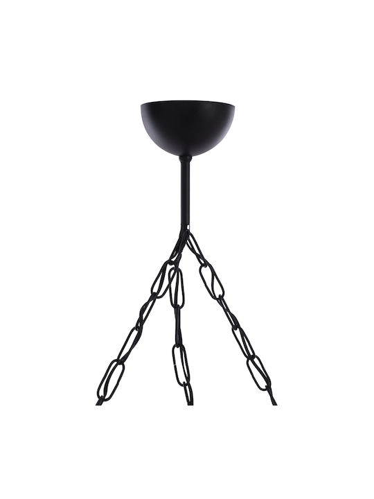 HomeMarkt Pendant Light Brown Rail with Socket E27 50cm