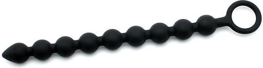 Rimba Bondage Play Anal Beads Πρωκτικές Μπίλιες Black 32cm