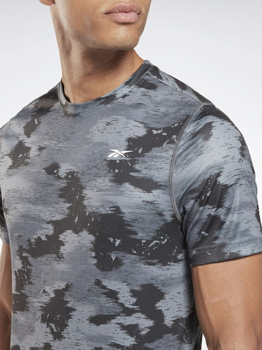 Train Camo Tech Αθλητικό T-shirt Μαύρο