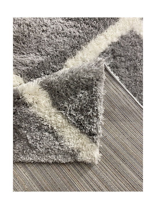 Koulis Carpets Puffy 3662A Rug Rectangular Shaggy Grey