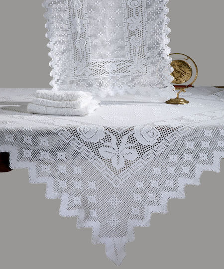 Silk Fashion Knitted Blanket Double 225x250cm White