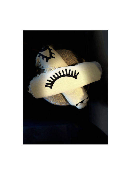 InTheBox Eyes Armchair Throw 130x170cm White Black 021787