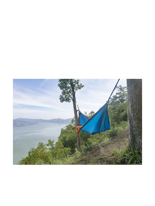 Ticket To The Moon Parachute Double Hammock Light Blue 320x200cm