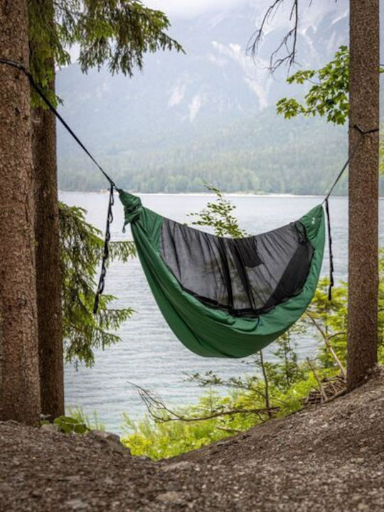 Ticket To The Moon Hängematte Fallschirm Einzeln Stoff Forest Green 310x140cm