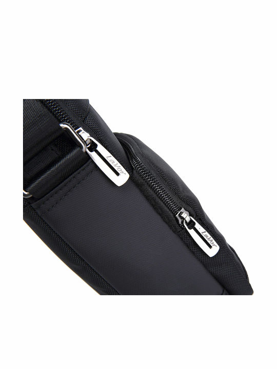 Leather Men's Bag Shoulder / Crossbody Black