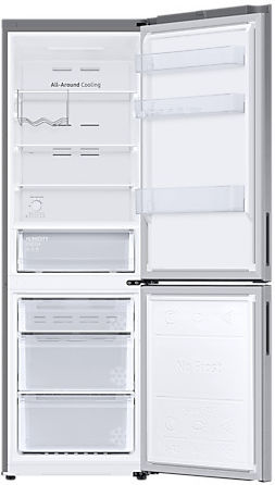 Samsung Fridge-Freezer 344lt Total NoFrost H185.3xW59.5xD65.8cm Gray RB33B612ESA/EF
