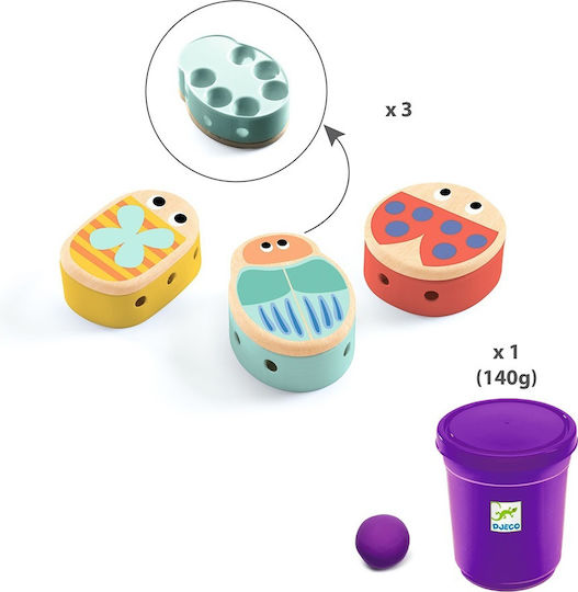 Djeco Plasticină - Joc Insecte Pentru 3+ Ani
