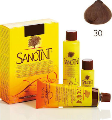 Sanotint Classic Set Vopsea de Păr fără amoniac 30 Blond cald închis 125ml