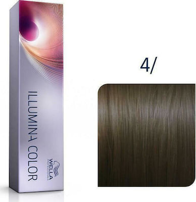 Wella Illumina Color Vopsea de Păr 4 Chestnut 60ml