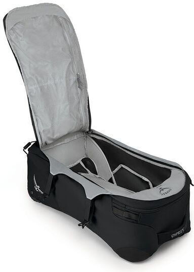 Osprey Farpoint Σακ Βουαγιάζ Πλάτης 65lt Μαύρο με Ρόδες Υφασμάτινο Μ70xΠ34xΥ41εκ.