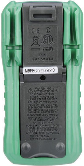 Mastech Ψηφιακό Πολύμετρο με Buzzer με Μέτρηση AC / DC / Αντίστασης / Χωρητικότητας / Θερμοκρασίας MS8239C
