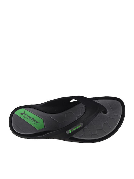 Rider Ανδρικά Flip Flops Ανατομικά Μαύρα