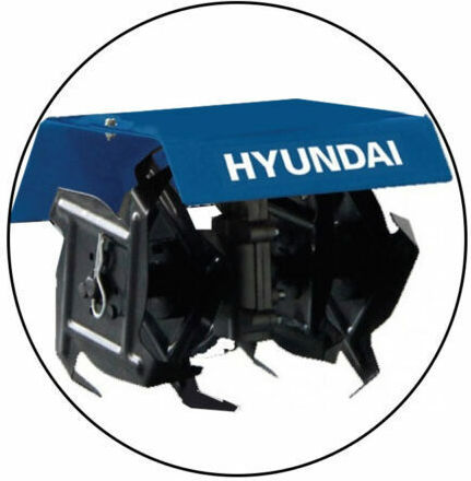 Hyundai 3Η Четиритактов Мотофреза Бензинов 4к.с с Ръчно стартиране