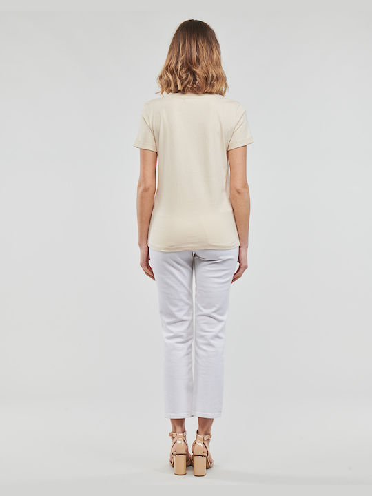 Guess Damen T-shirt Beige