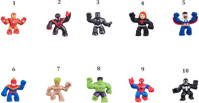 Giochi Preziosi Miniatur-Spielzeug Marvel Goo Jit Zu für 4+ Jahre 6cm (Verschiedene Designs/Sortimente von Designs) 1 Stk