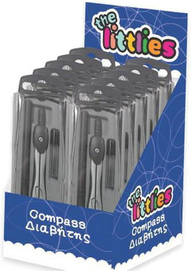 The Littlies Metallic Compass with Point, Pencil in Case