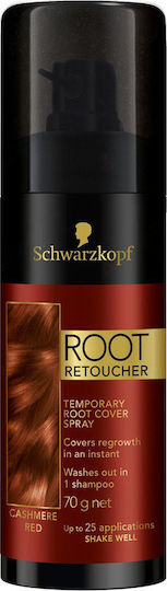 Schwarzkopf Root Retoucher Spray Προσωρινή Βαφή Μαλλιών σε Spray Κόκκινο 120ml