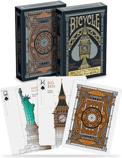 Bicycle Architectural Collectible Playing Cards Laminated